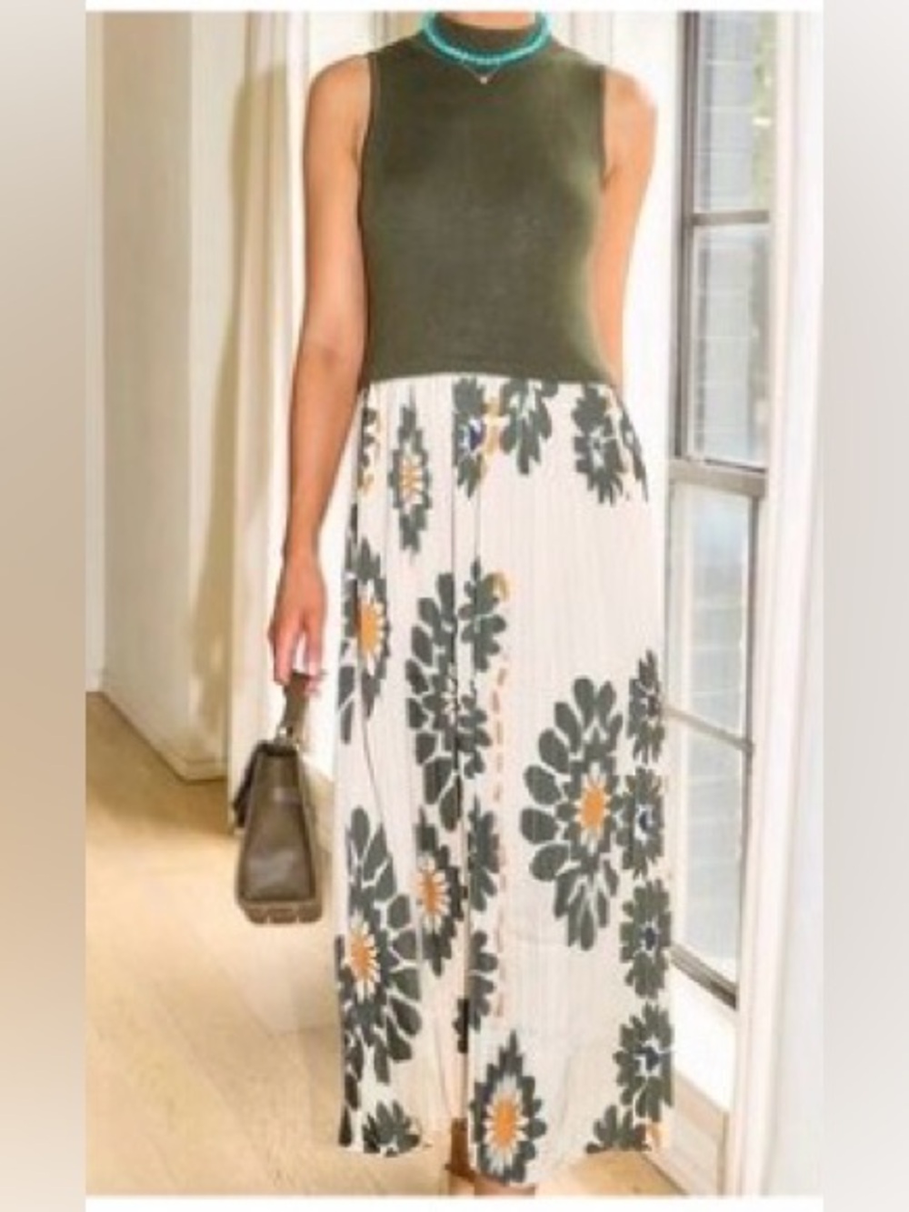 Skies Are Blue Maxi Dress, Size S